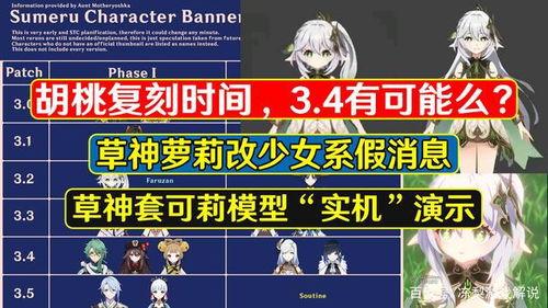 胡桃复刻最新爆料,神秘角色登场，游戏剧情再掀波澜